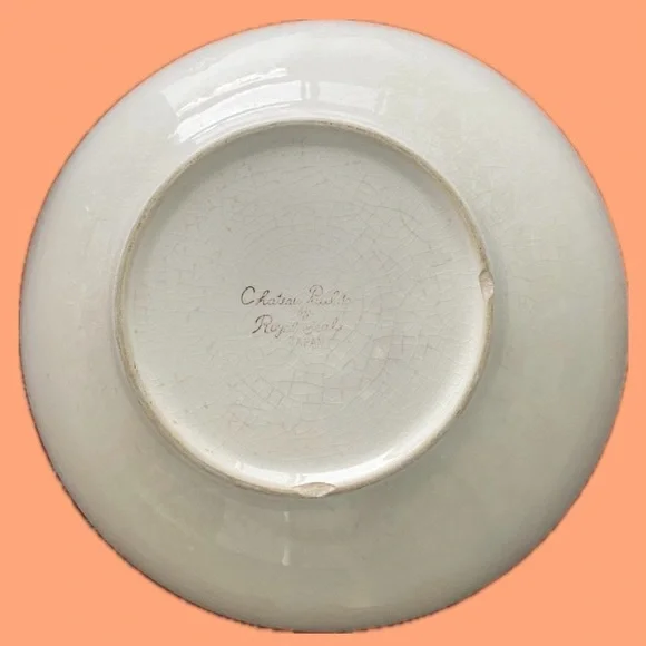 Vintage Royal Sealy Japan "Chateau Paulson" Ironstone Castle Large Bowl - Picture 2 of 5